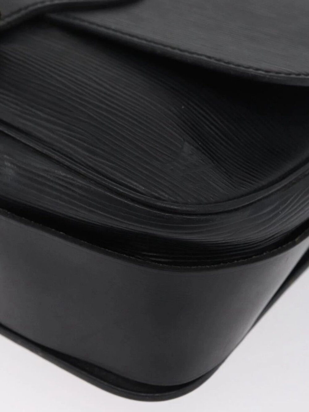 LOUIS VUITTON Epi Cartouchiere MM Shoulder Bag Black Noir M52242 LV Auth bs33662 - Picture 4 of 16